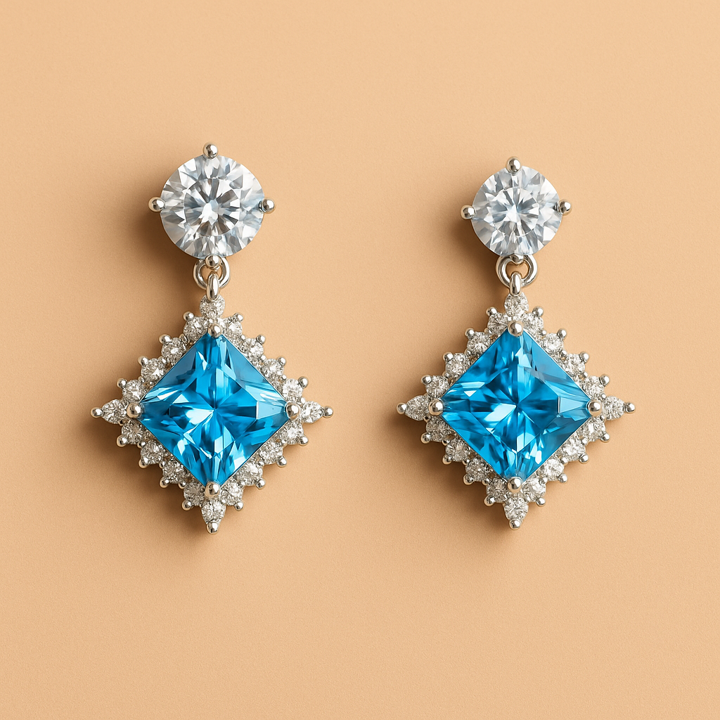 Aquamarine Earrings