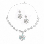 Aurora Bloom Necklace Set 38.03 g
