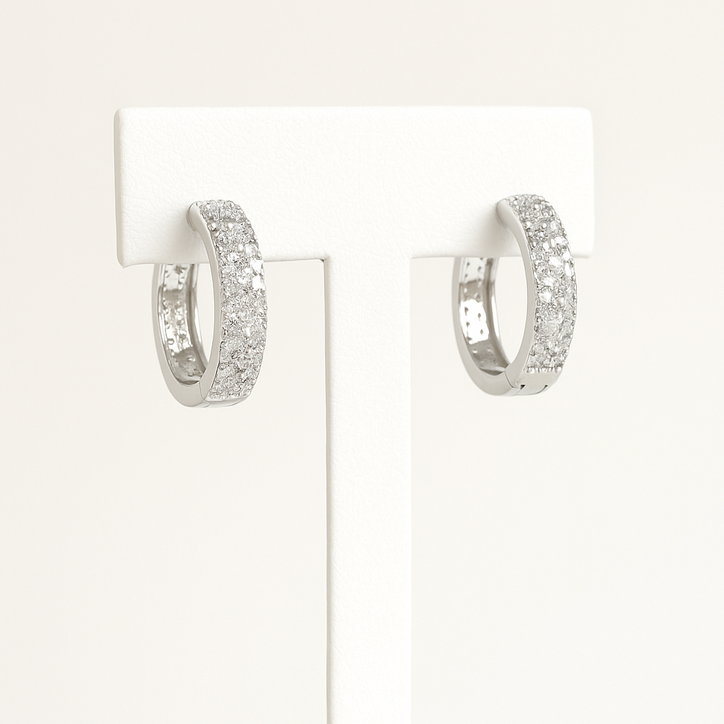 Frozen Lace Hoops