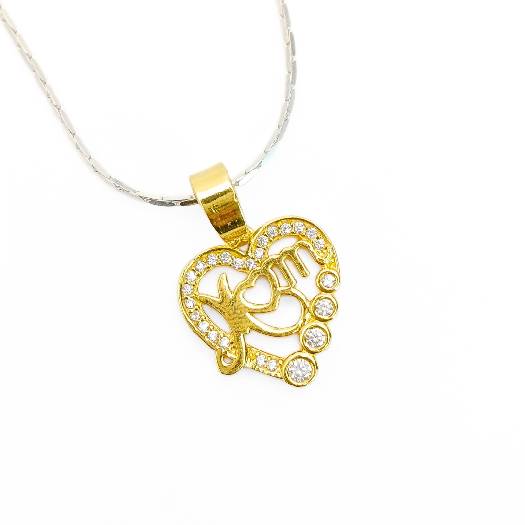 Golden Mom's Love Pendant