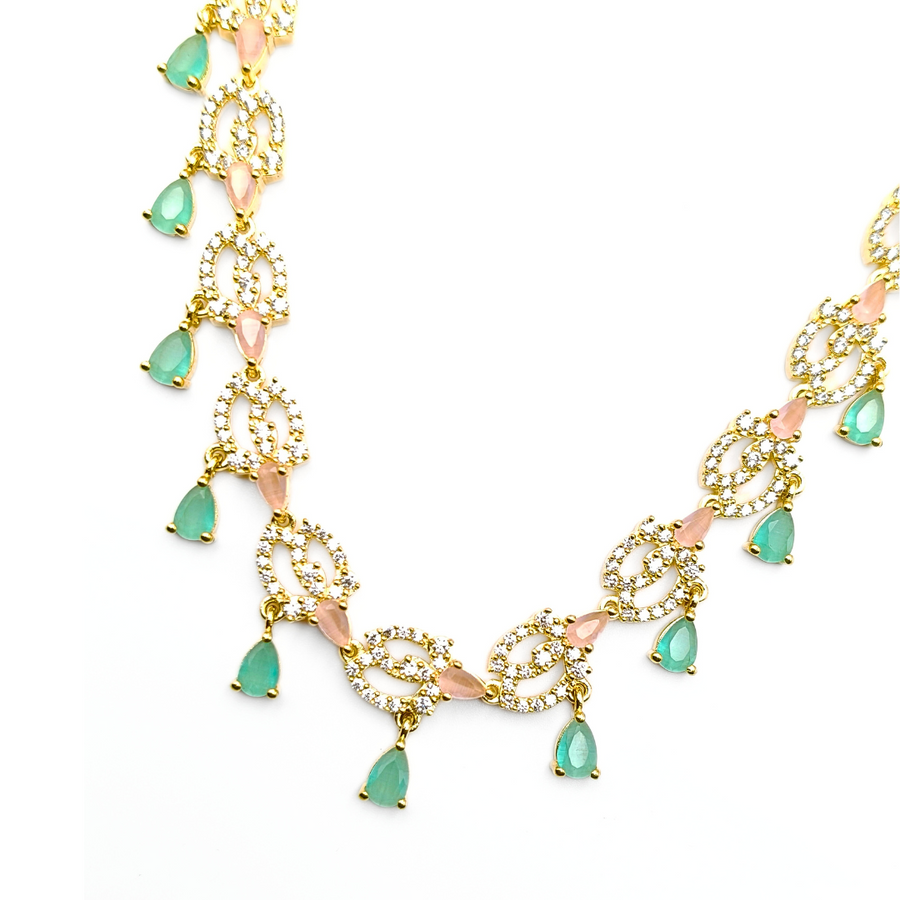 Rose Garden Necklace Set 29.9 g