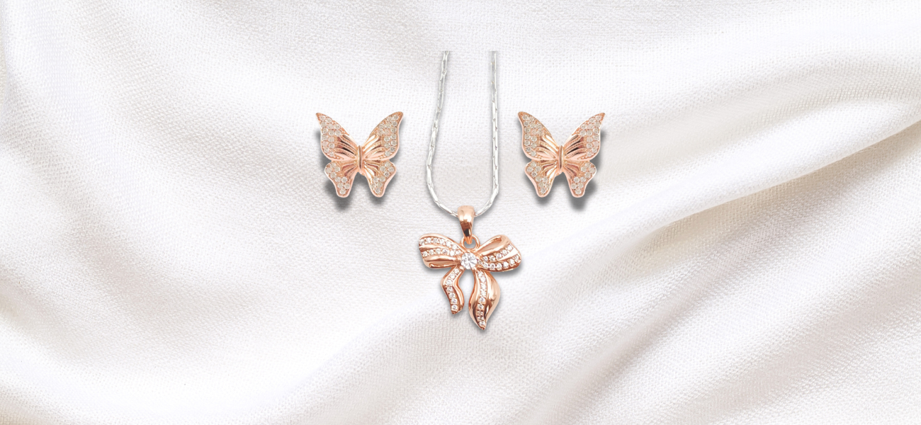 Earrings-Pendant Set