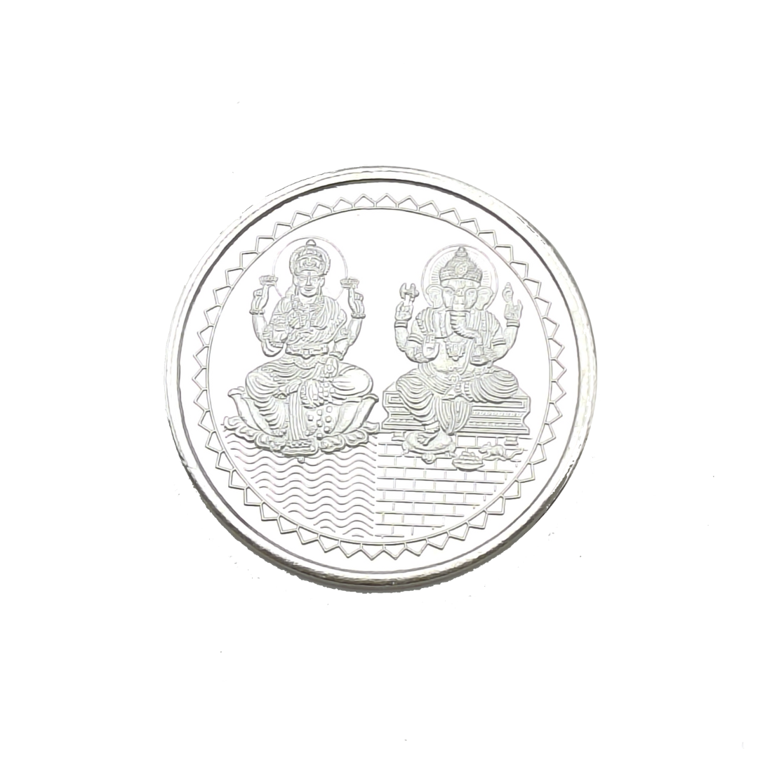 10 gram Ganesh Laxmi Silver Coin 10 g