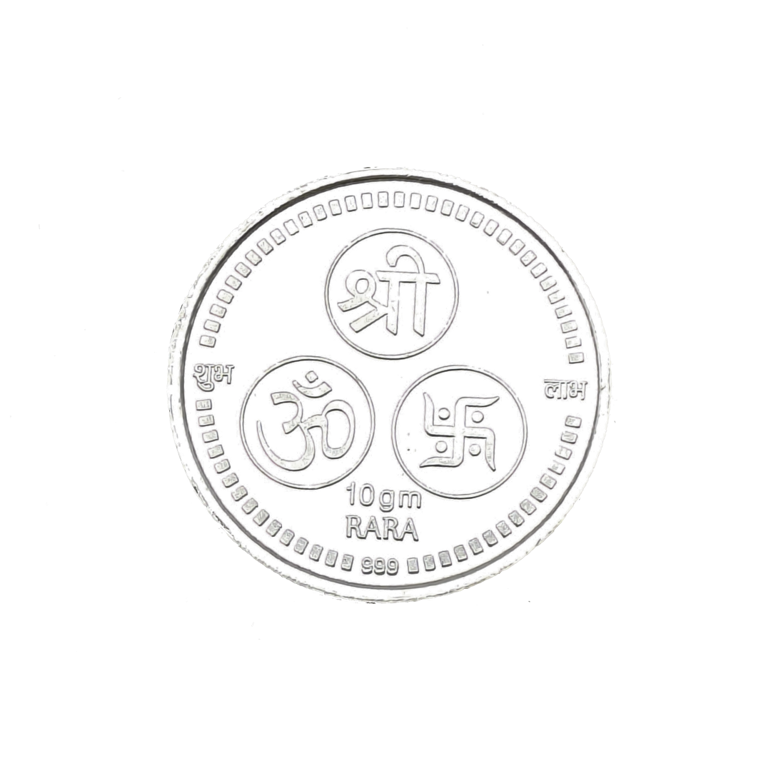 10 gram Ganesh Laxmi Silver Coin 10 g