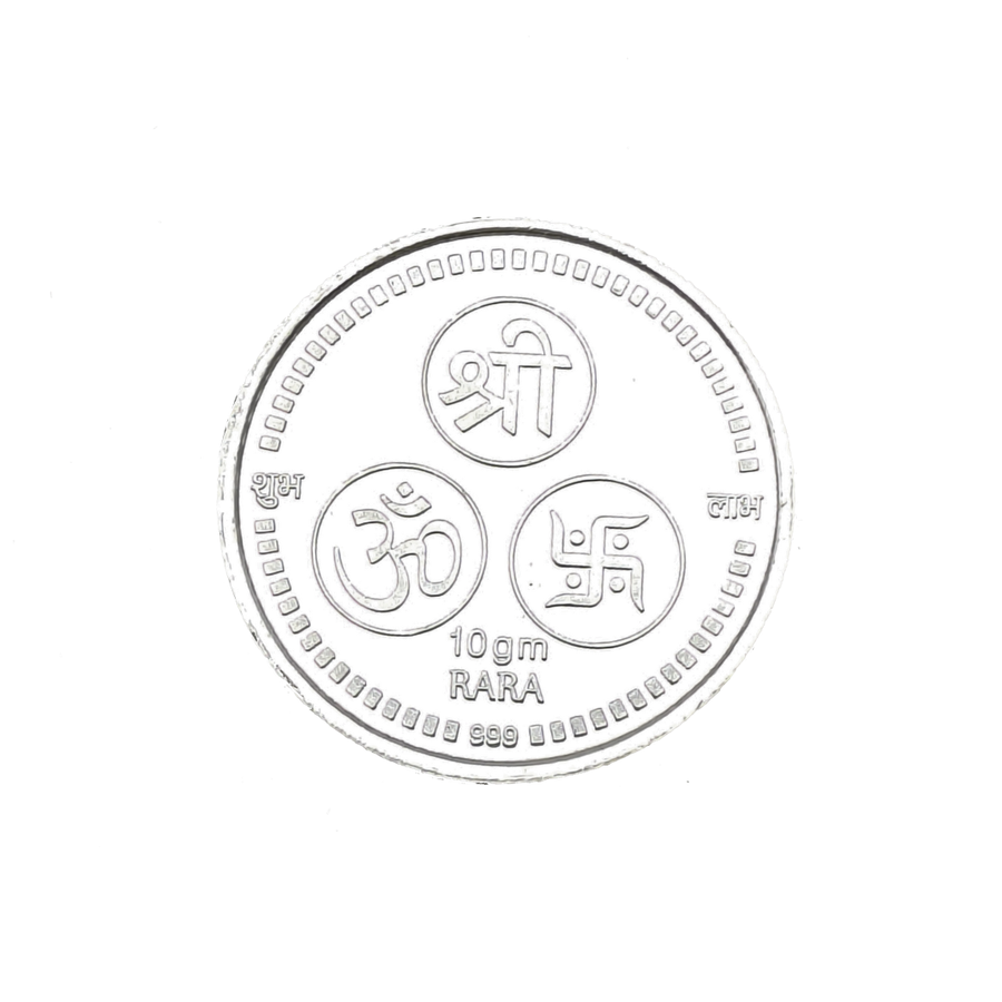 10 gram Ganesh Laxmi Silver Coin 10 g