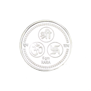 5 gram Ganesh Laxmi Silver Coin