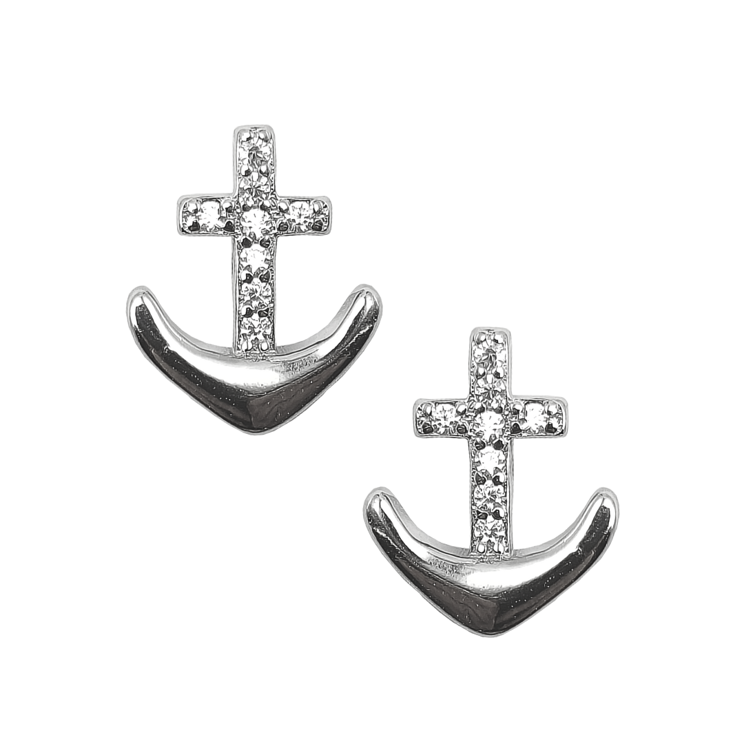 Anchored Faith Studs Free Size