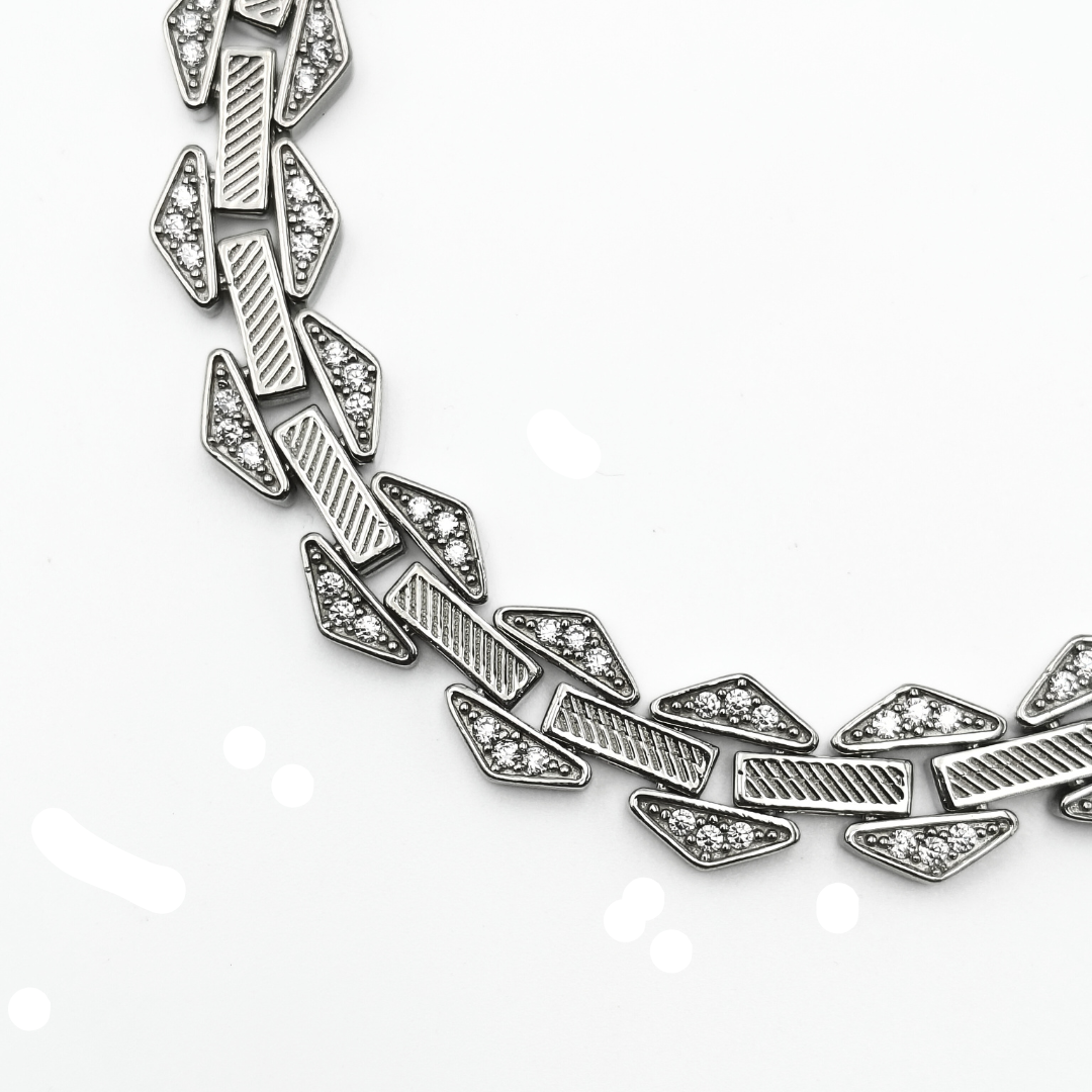 Apex Pavé Bracelet 203 mm / 32.07 g