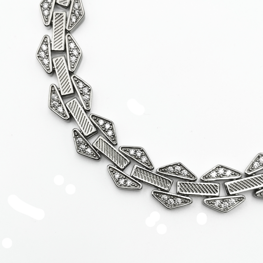 Apex Pavé Bracelet 203 mm / 32.07 g