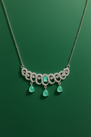 Aqua Dew Necklace Set FREE SIZE / 16.985 g