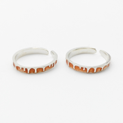 Artistic Drip Toe Rings FREE Size / 2.7 g