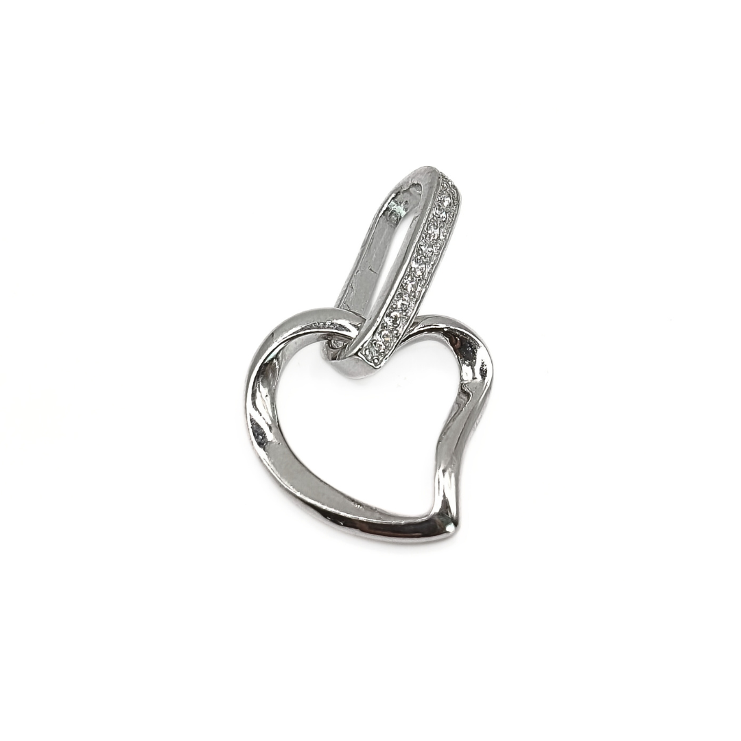Asymmetrical Heart Pendant 1.68 g