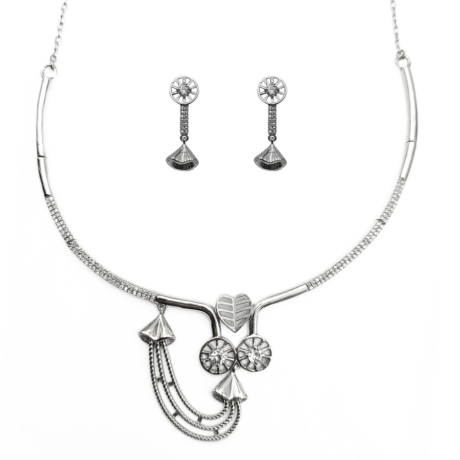 Asymmetrical Muse Necklace Set 24.94 g