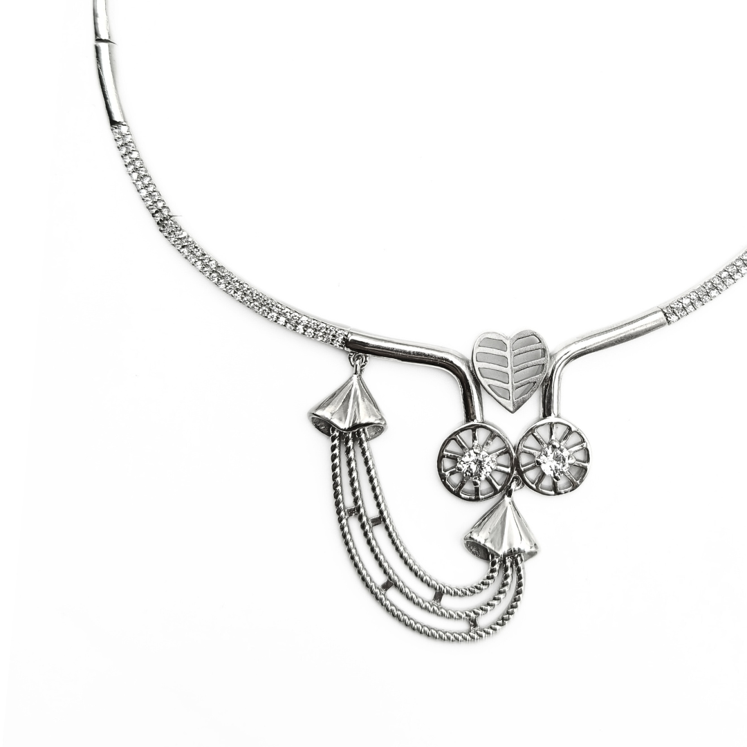 Asymmetrical Muse Necklace Set 24.94 g