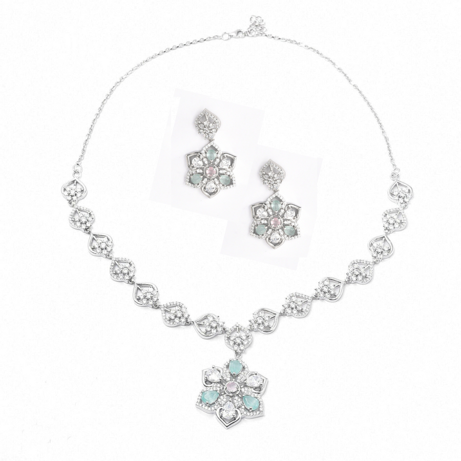 Aurora Bloom Necklace Set 38.03 g