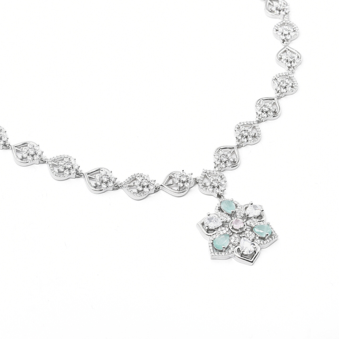 Aurora Bloom Necklace Set 38.03 g