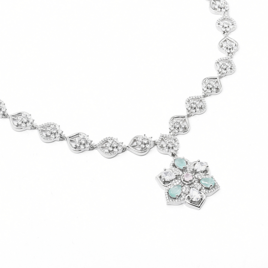 Aurora Bloom Necklace Set 38.03 g