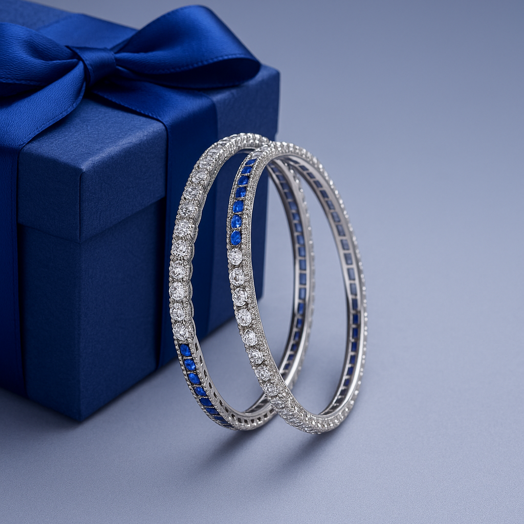 Azure Prism Bangles 71 mm / 20.52 g
