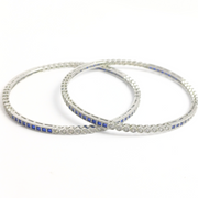Azure Prism Bangles 71 mm