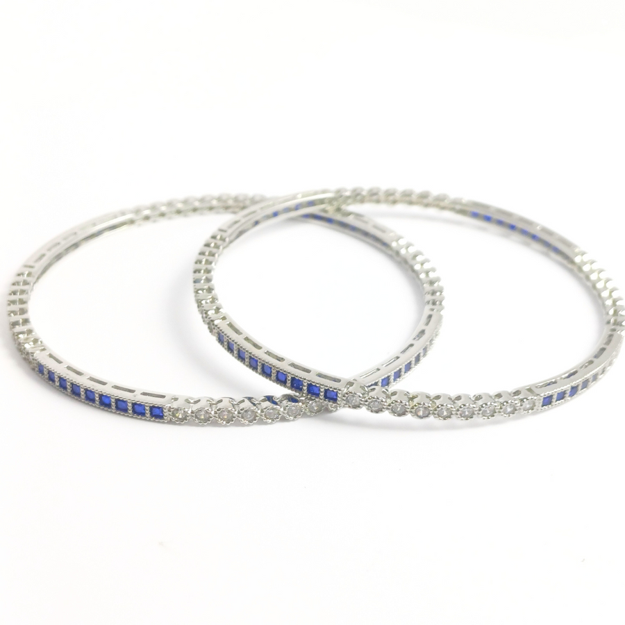 Azure Prism Bangles 71 mm