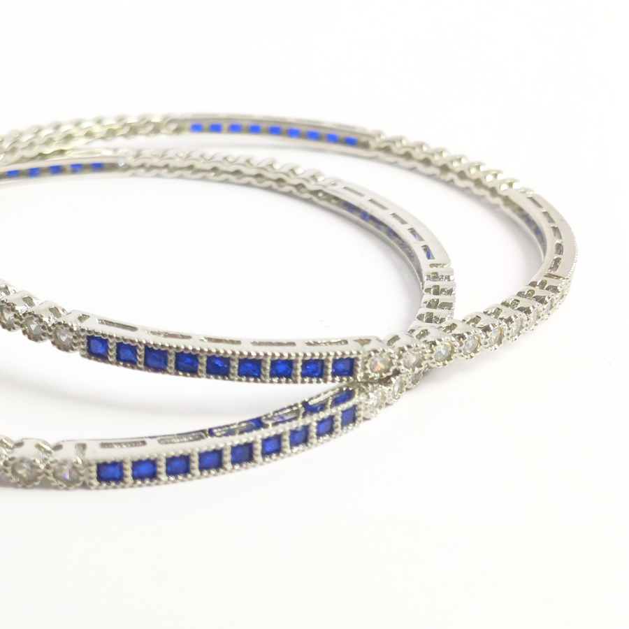 Azure Prism Bangles 71 mm / 20.52 g