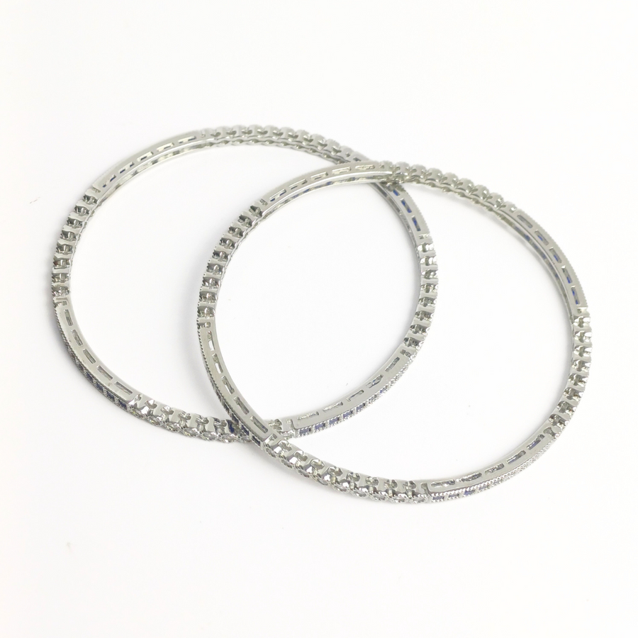 Azure Prism Bangles 71 mm / 20.52 g