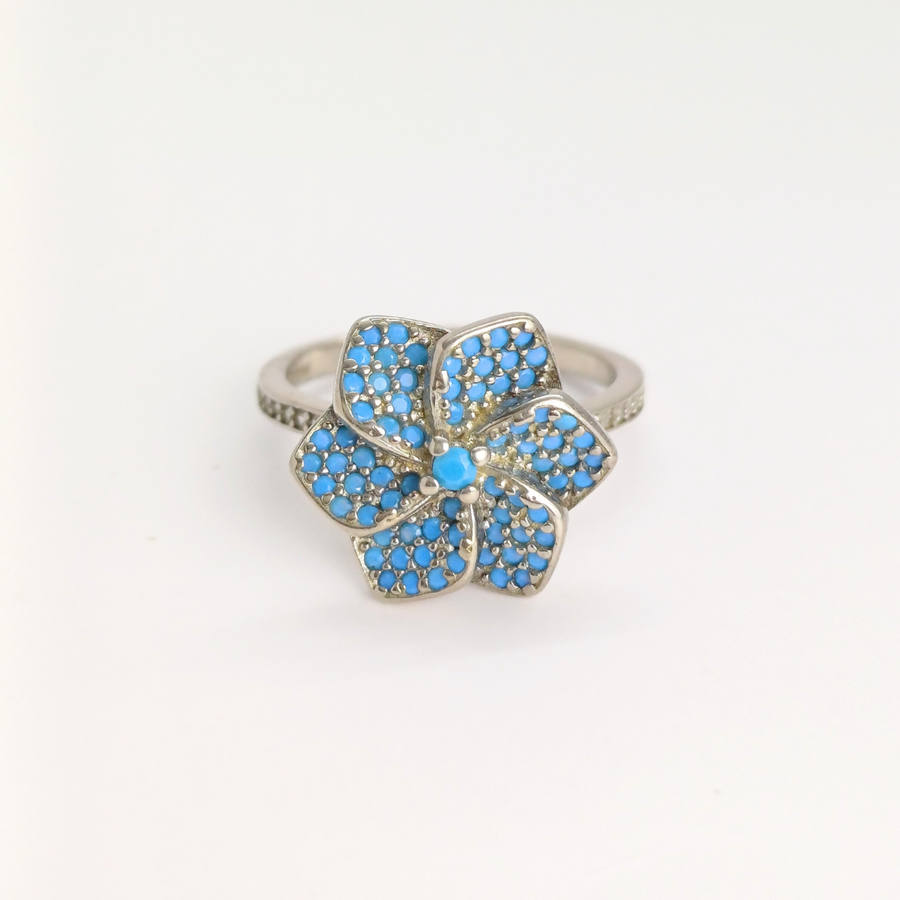 Bloom Blue Ring 15 mm / 3.89 g