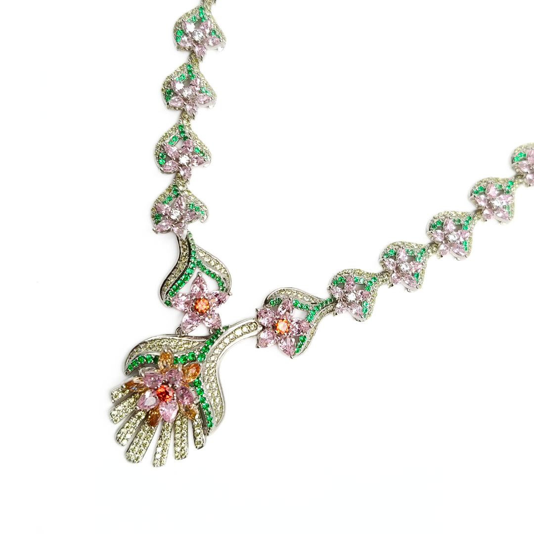 Blossoming Garden Necklace Set 51.03 g
