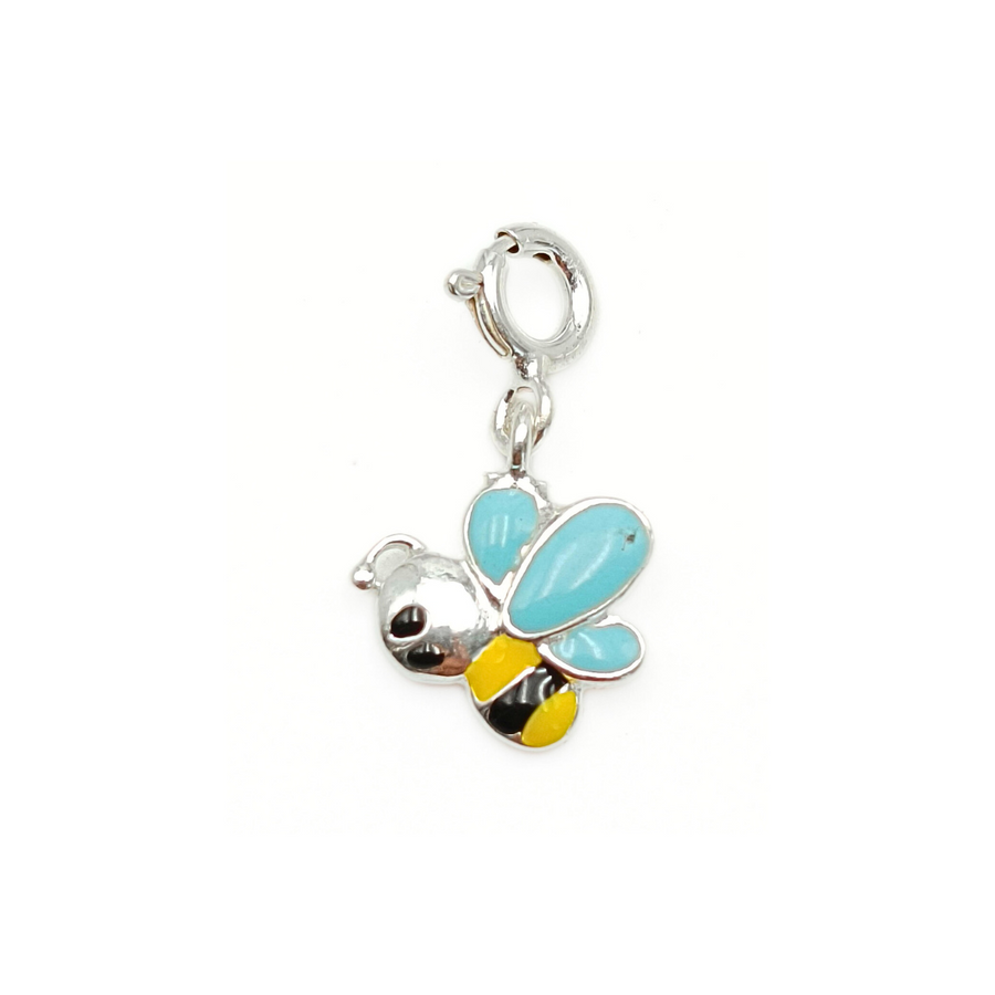 Blue Bee Charm Pendant 0.93 g
