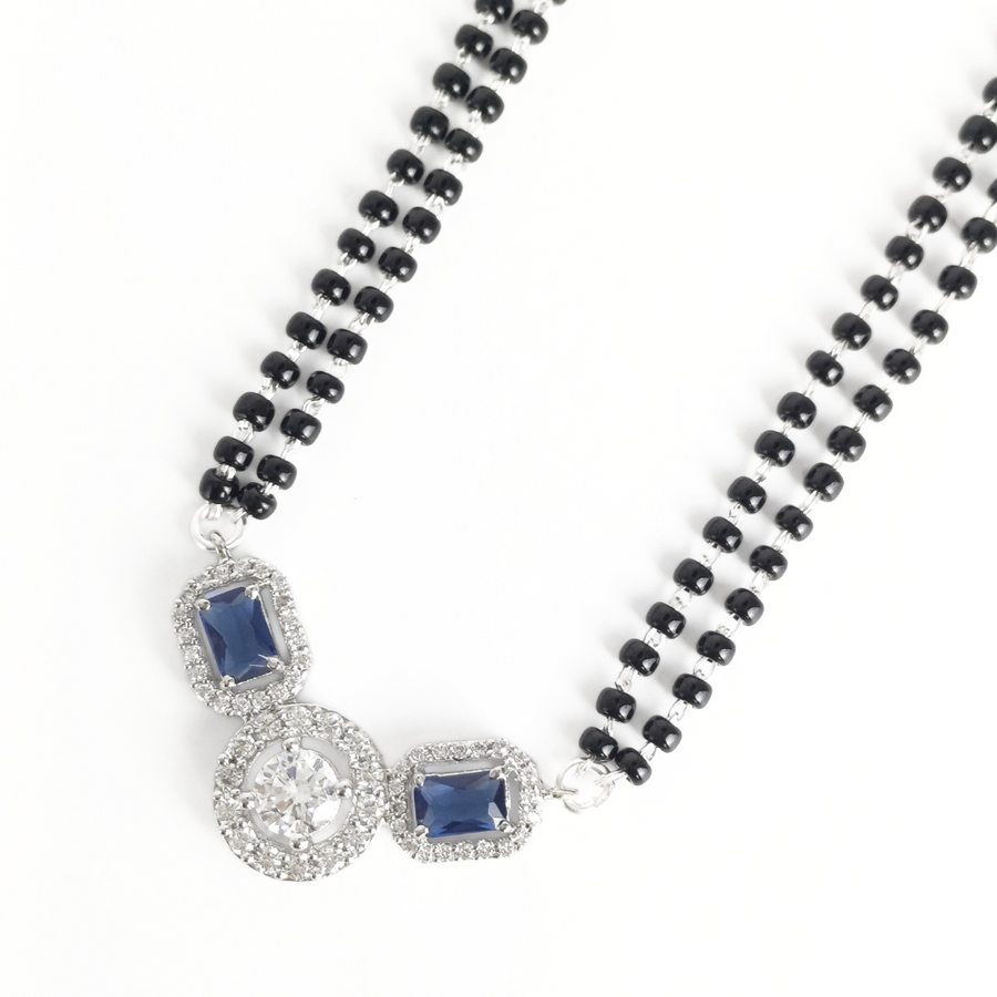 Blue Hue Mangalsutra 18 inches / 11.25 g
