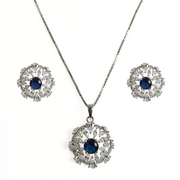Blue Jasmine Necklace Set 16.8 g