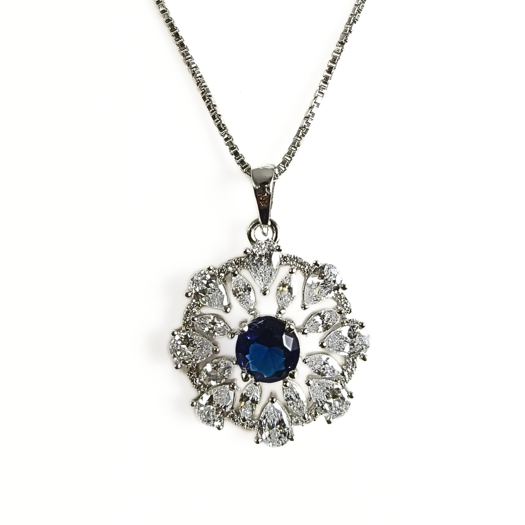 Blue Jasmine Necklace Set 16.8 g