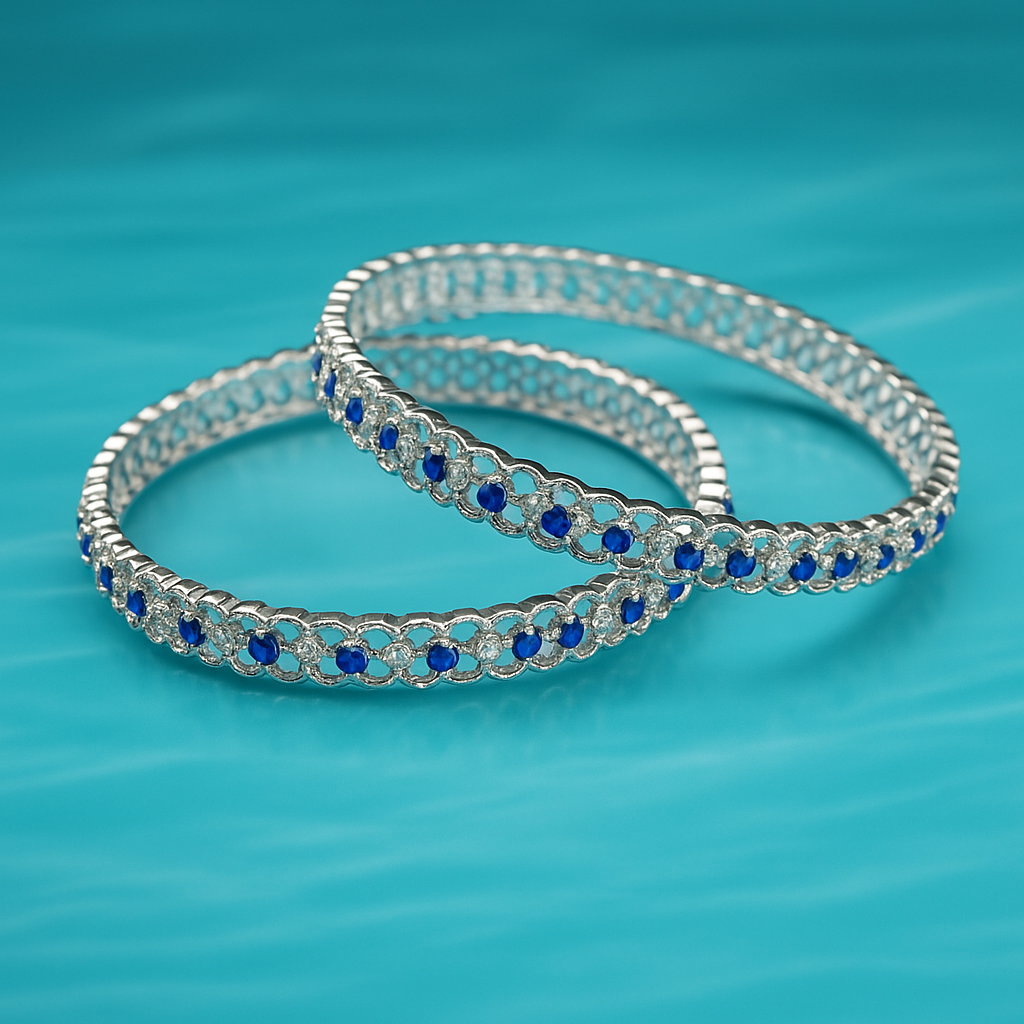 Blue Meadow Bangles 63 mm / 36.05 g