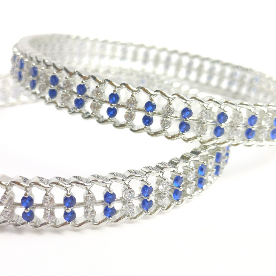 Blue Meadow Bangles 63 mm / 36.05 g