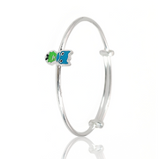Blue Owl Bangles Adjustable / 11.54 g
