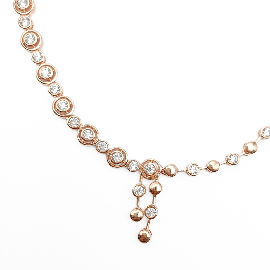 Blush Radiance Necklace Set 26.3 g