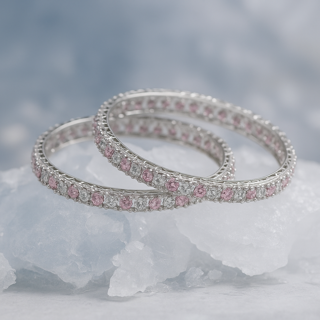 Blushing Bloom Bangles 66 mm / 39.53 g