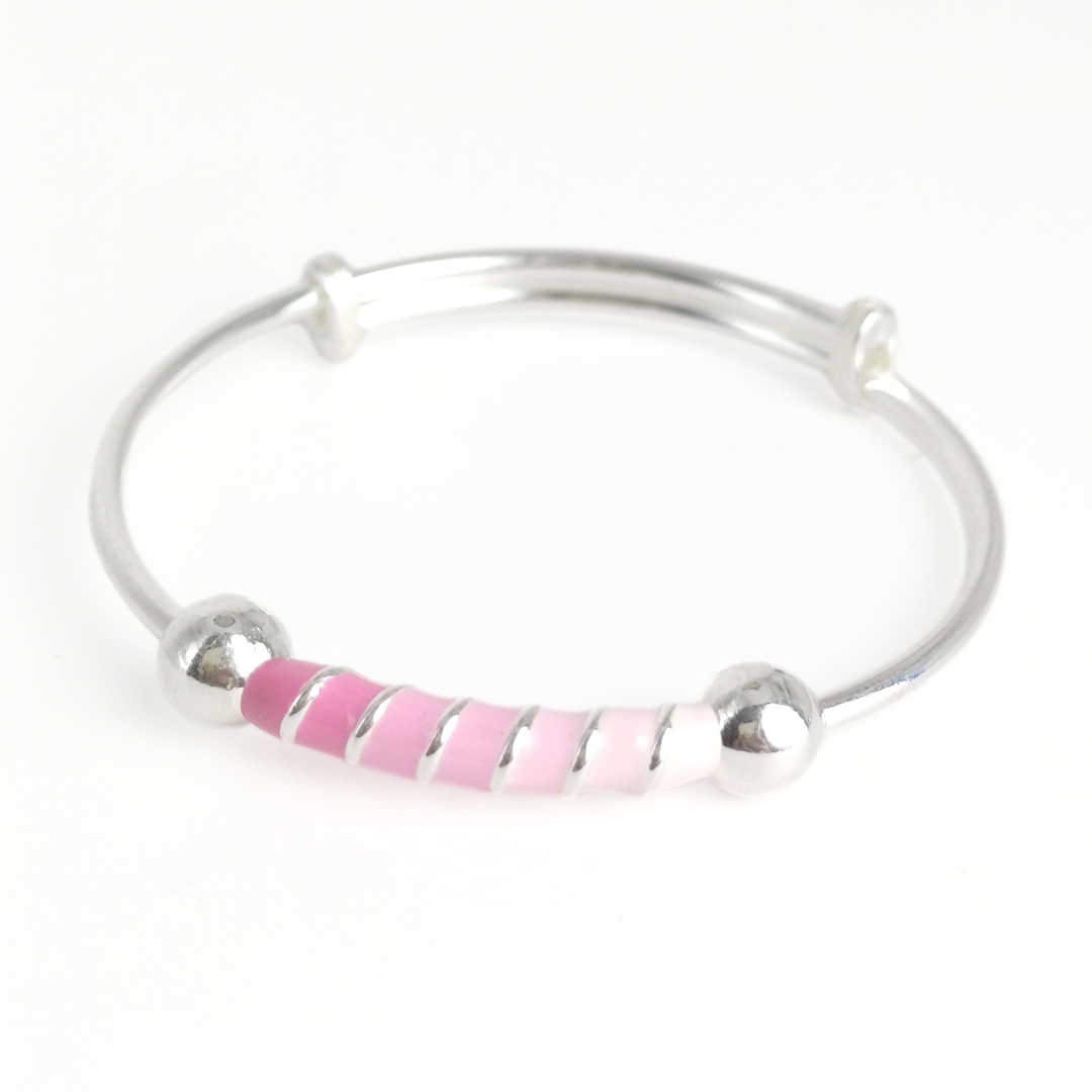 Blushing Blooms Baby Bangles Adjustable / 14.1 g
