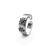 Bold Blooms Toe Rings FREE Size / 4.32 g