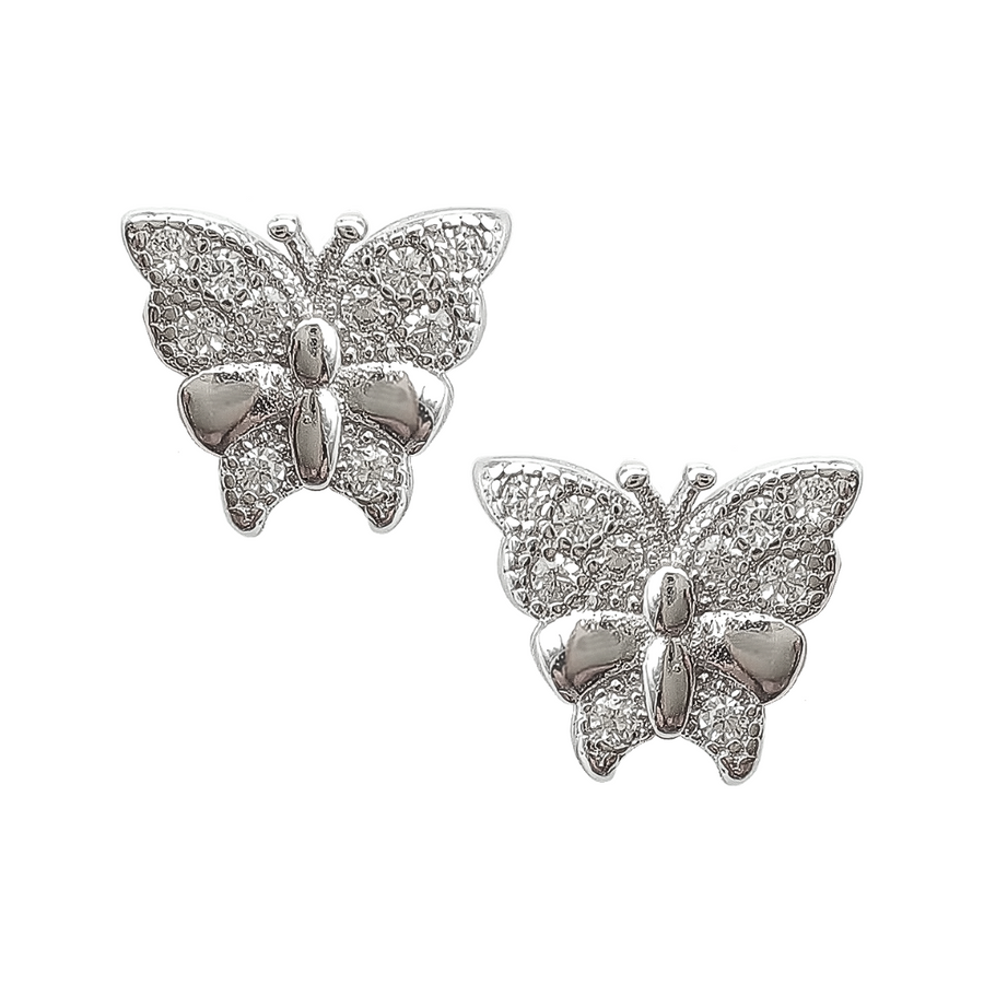 Bow-tied Butterfly Studs Free Size