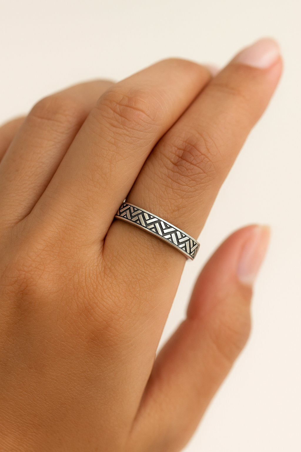 Braided Rhythm Ring 22 mm / 3.86 g