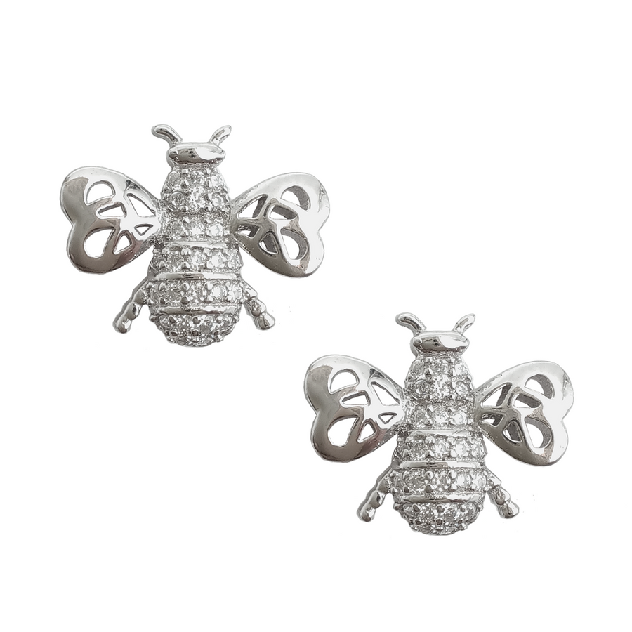 Busy Bee Sparkle Studs Free Size