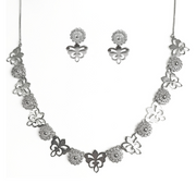 Butterfly Bloom Necklace Set 25.93 g