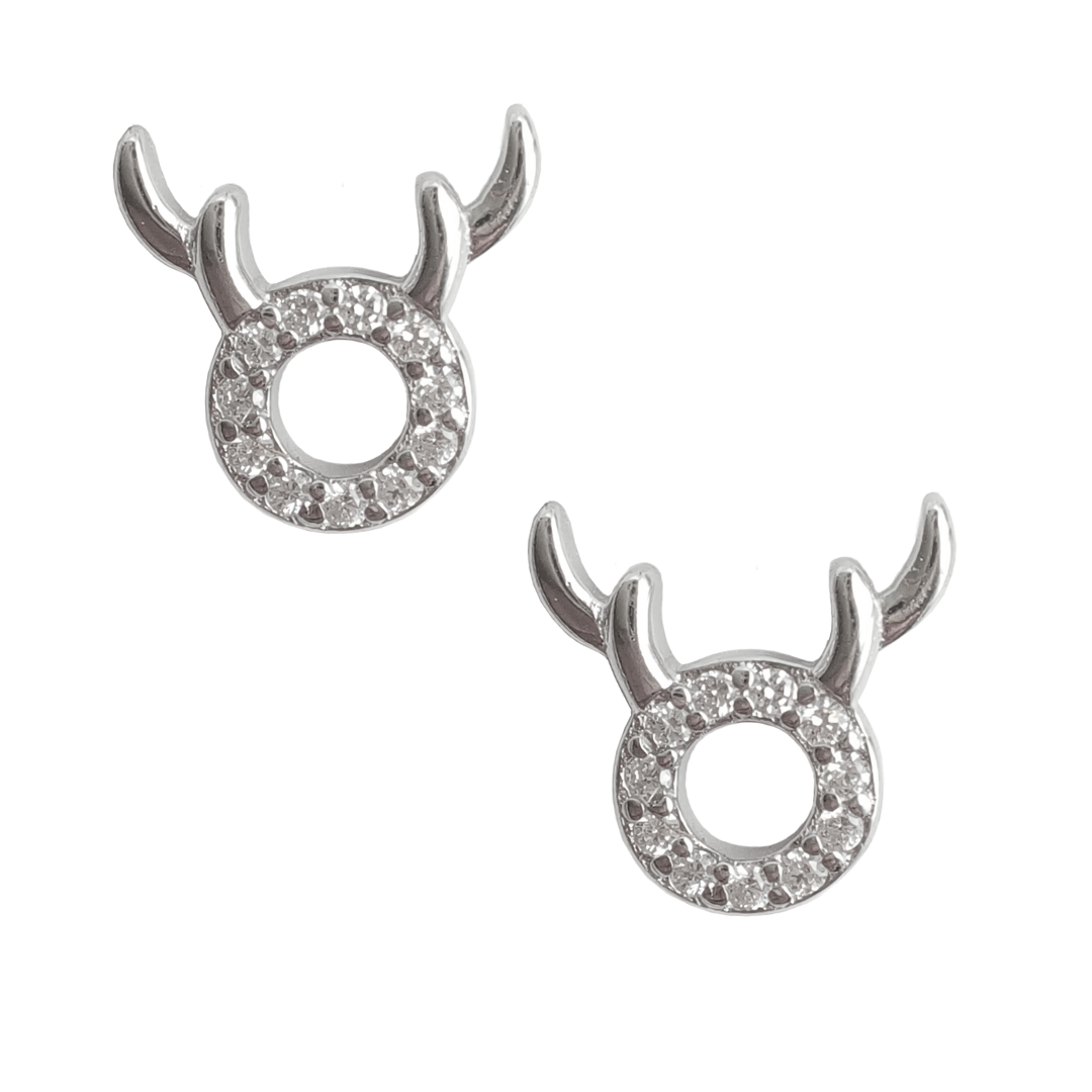 Celestial Stag Studs Free Size