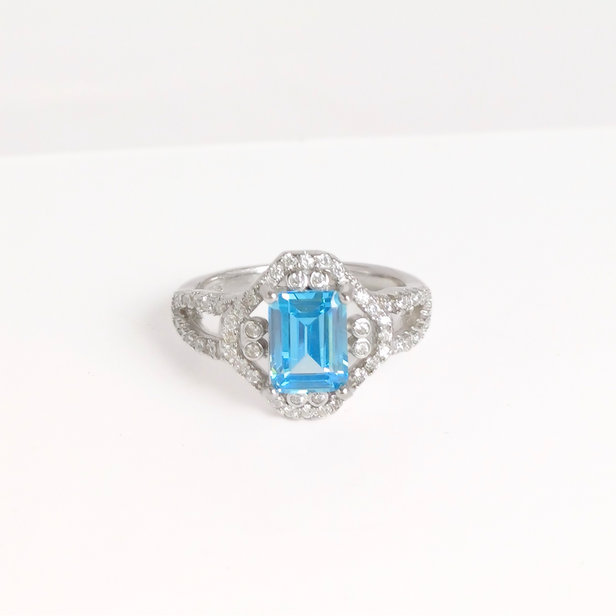 Cerulean Skies Ring