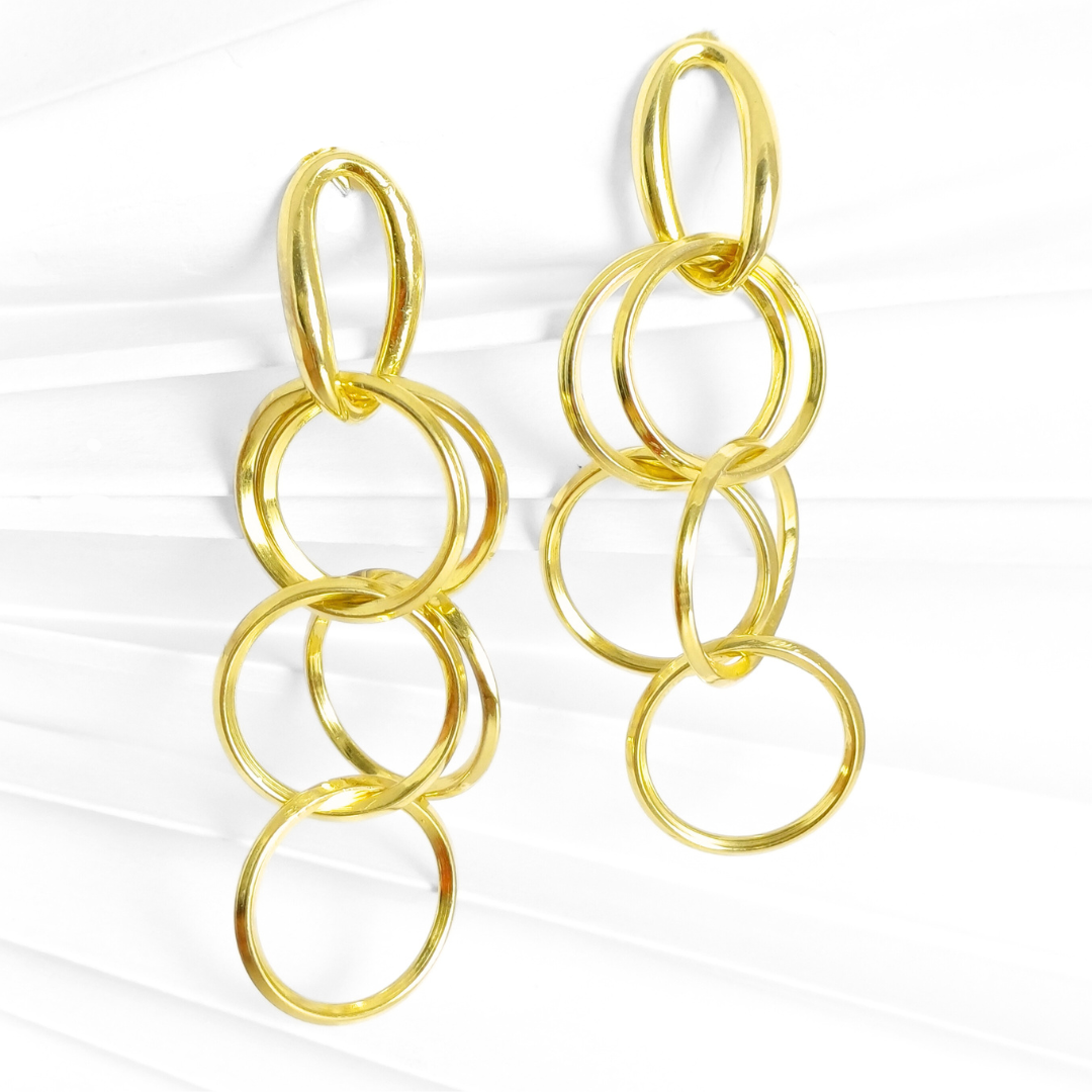 Chain Reaction Earrings Free Size