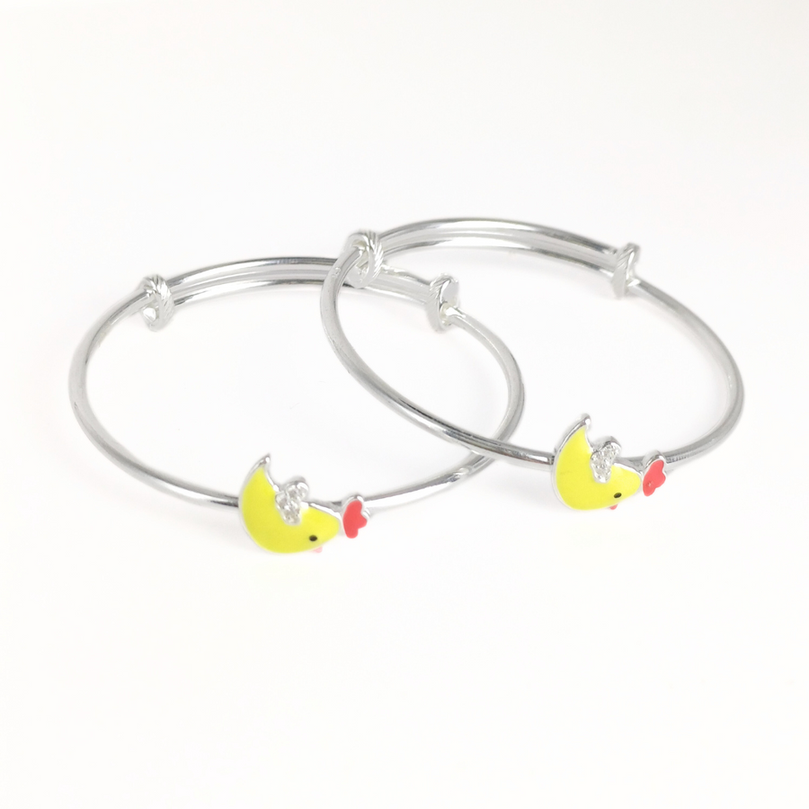 Clucky Charm Baby Bangles Adjustable / 13 g