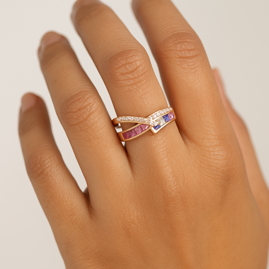 Colour Swirl Ring