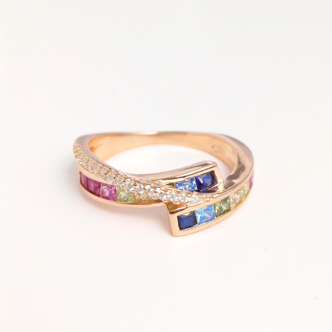 colour Swril Ring 14 mm / 4.4 g