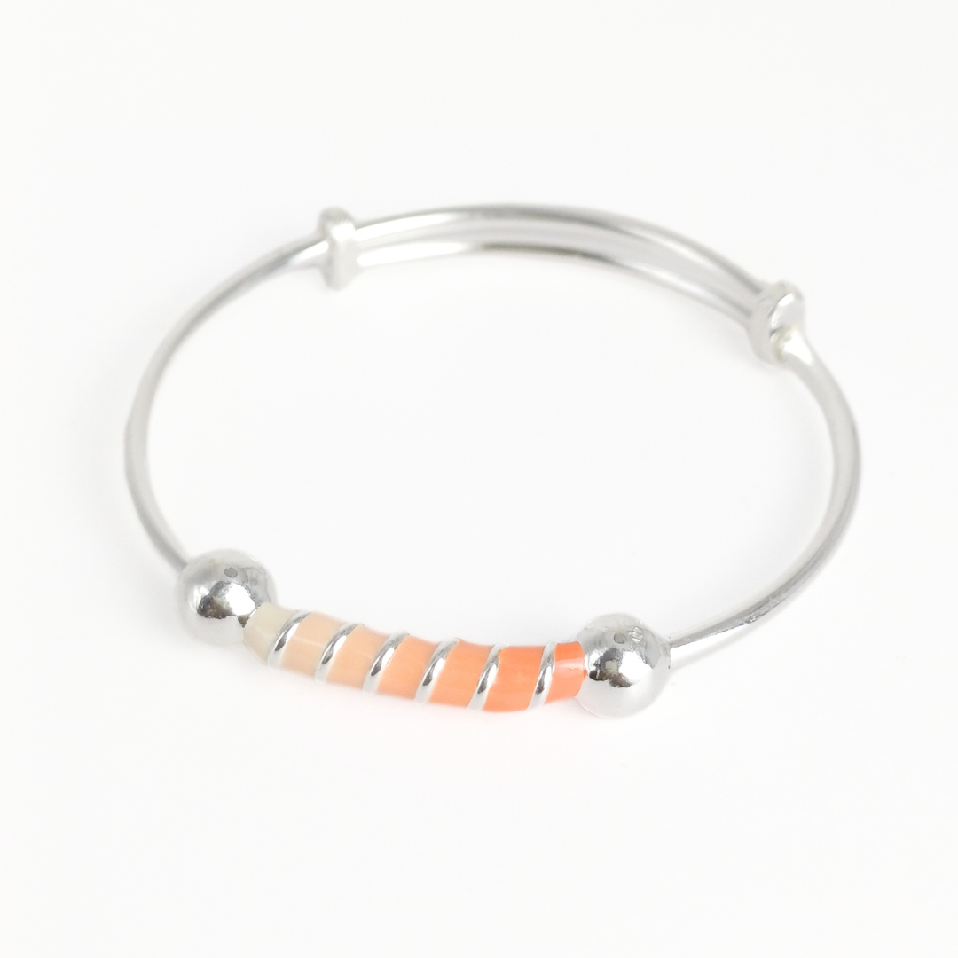 Coral Kisses Baby Bangles Adjustable / 14.26 g